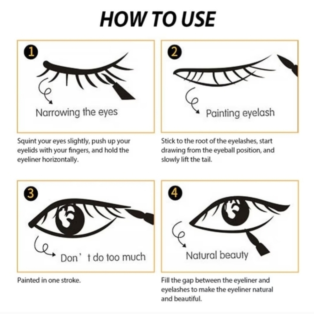 Black Eyeliner Pen — Precision Liquid Liner in Black - Picture 3 of 4